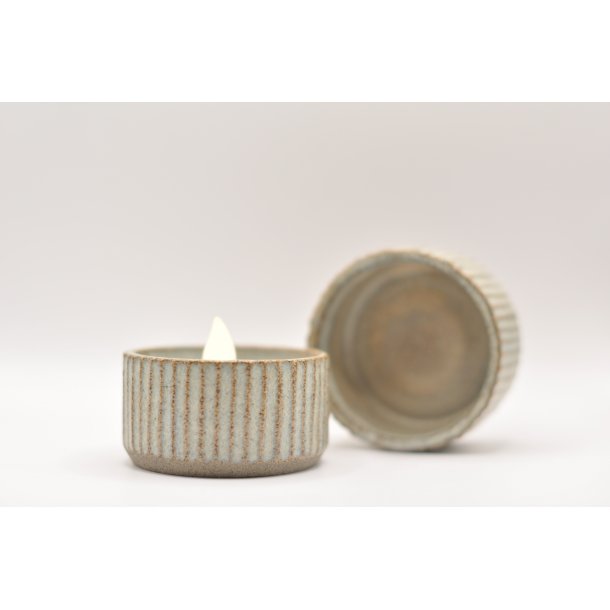 Stenro Lysestage til fyrfadslys